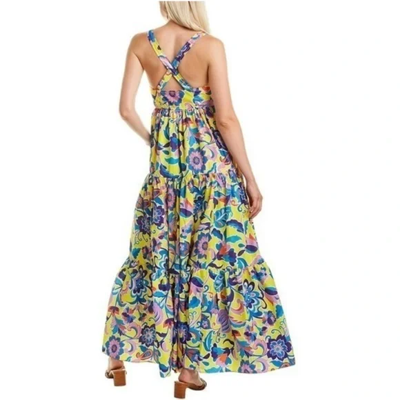 NWT J. Crew Colorful Taffeta Maxi Dress Sz 16 - Picture 10 of 10